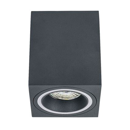 Rabalux - Akcentinis apšvietimas 1xGU10/25W/230V kampinis antracitas