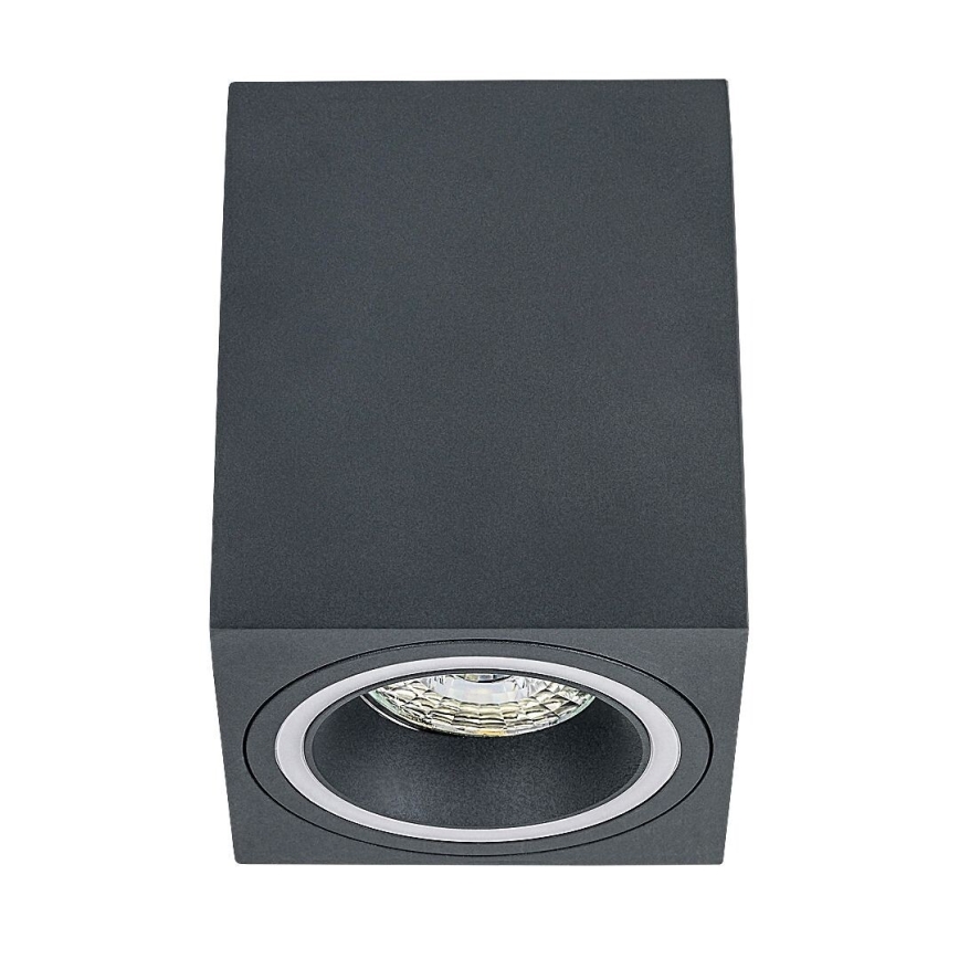 Rabalux - Akcentinis apšvietimas 1xGU10/25W/230V kampinis antracitas