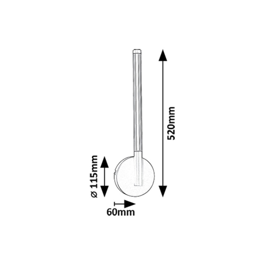 Rabalux - LED sieninis šviestuvas LED/6W/230V