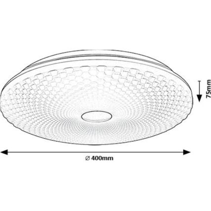 Rabalux - LED lubinis šviestuvas LED/24W/230V 4000K diametras 40 cm