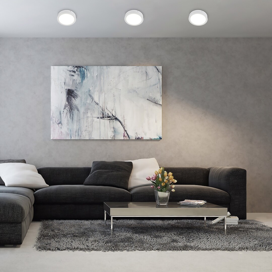 Rabalux - LED lubinis šviestuvas LED/15W/230V 4000K diametras 16 cm balta