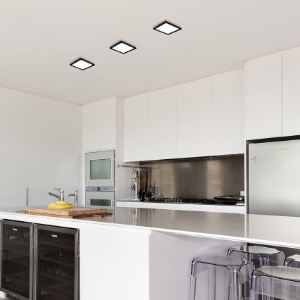 Rabalux - LED lubinis šviestuvas LED/24W/230V 4000K 22x22 cm juoda
