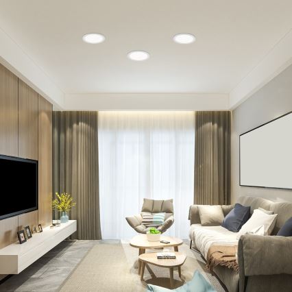 Rabalux - LED įleidžiamas lubinis šviestuvas LED/3W/230V 3000K diametras 9 cm balta
