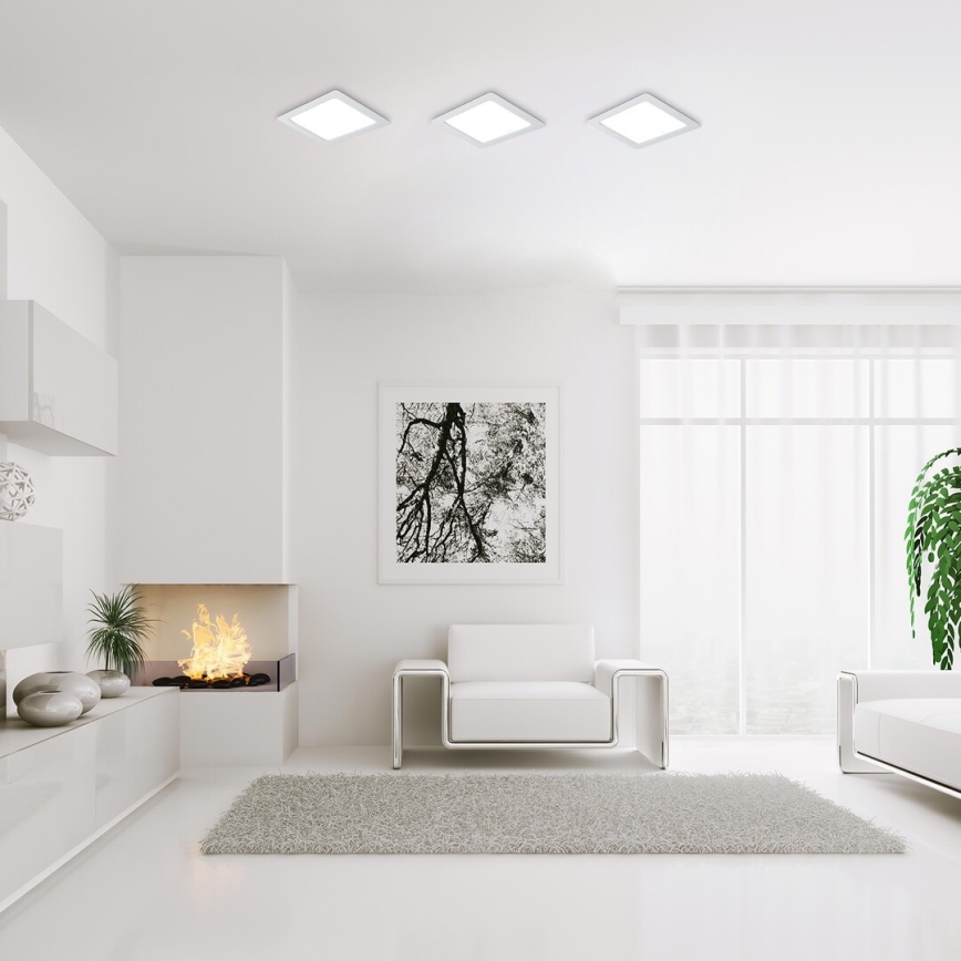 Rabalux - LED įleidžiamas lubinis šviestuvas LED/3W/230V 9x9 cm balta