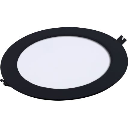 Rabalux - LED įleidžiamas lubinis šviestuvas LED/18W/230V diametras 22 cm juoda