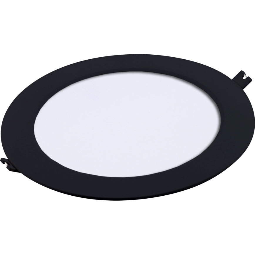 Rabalux - LED įleidžiamas lubinis šviestuvas LED/18W/230V diametras 22 cm juoda