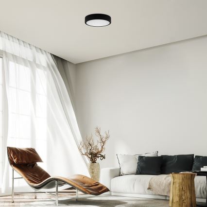 Rabalux - LED lubinis šviestuvas LED/22W/230V 3000/4000/6000K diametras 21 cm juoda