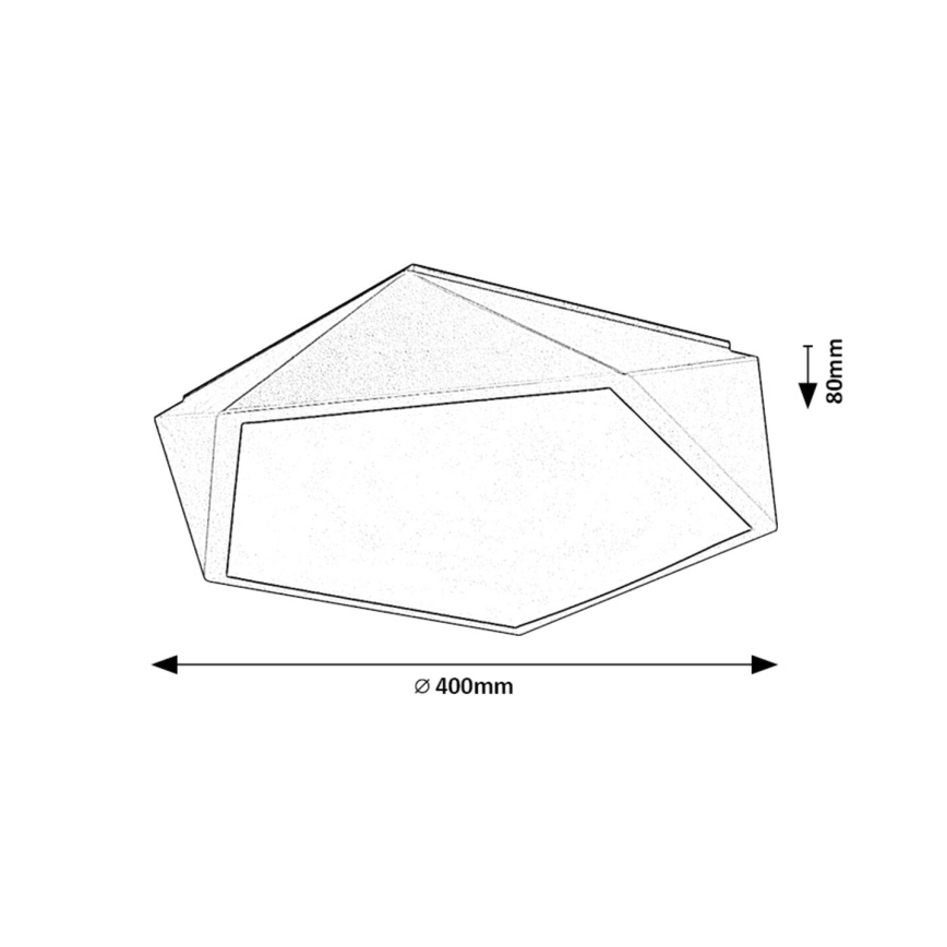 Rabalux - LED lubinis šviestuvas LED/30W/230V 3000K