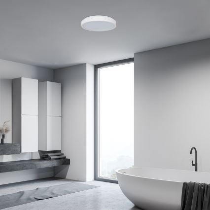 Rabalux - LED lubinis vonios šviestuvas LED/18W/230V IP44 4000K diametras 25 cm balta