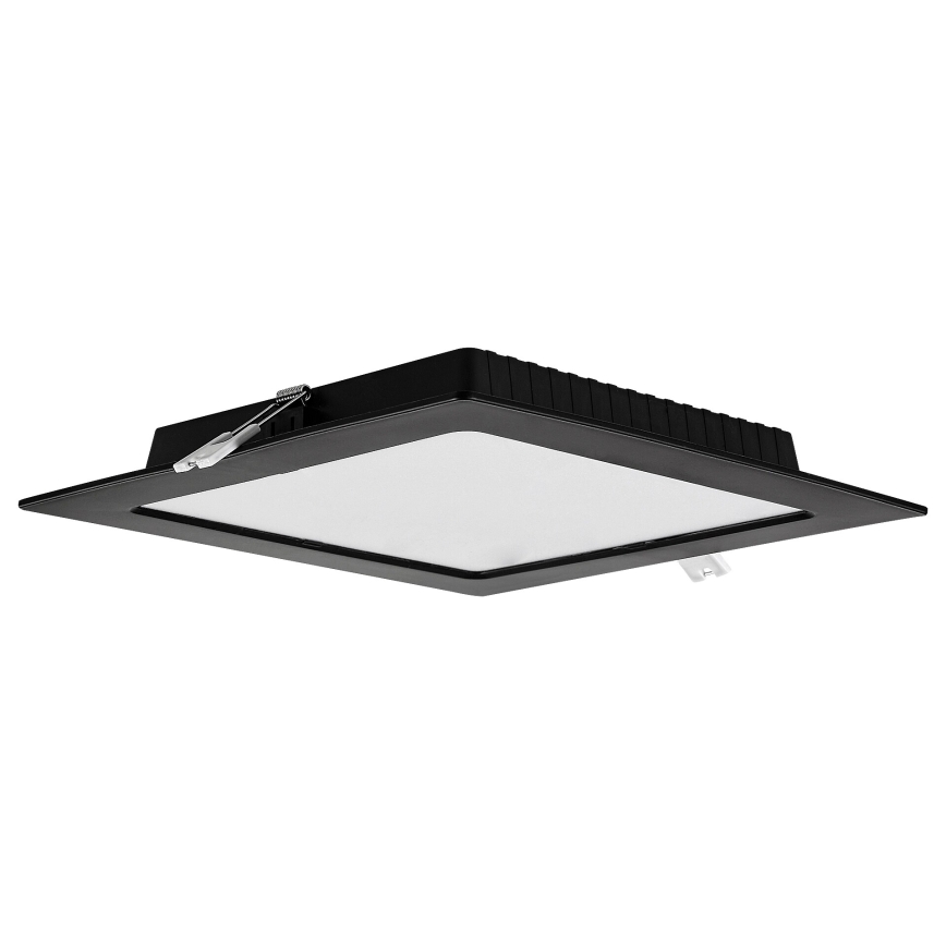 Rabalux - LED įleidžiamas lubinis šviestuvas LED/18W/230V 22x22 cm juoda