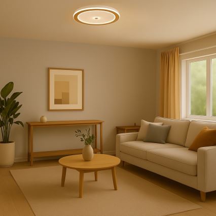 Rabalux - Dimeriuojamas LED lubinis šviestuvas LED/34W/230V 3000-6500K skersmuo 51 cm + nuotolinio valdymo pultas