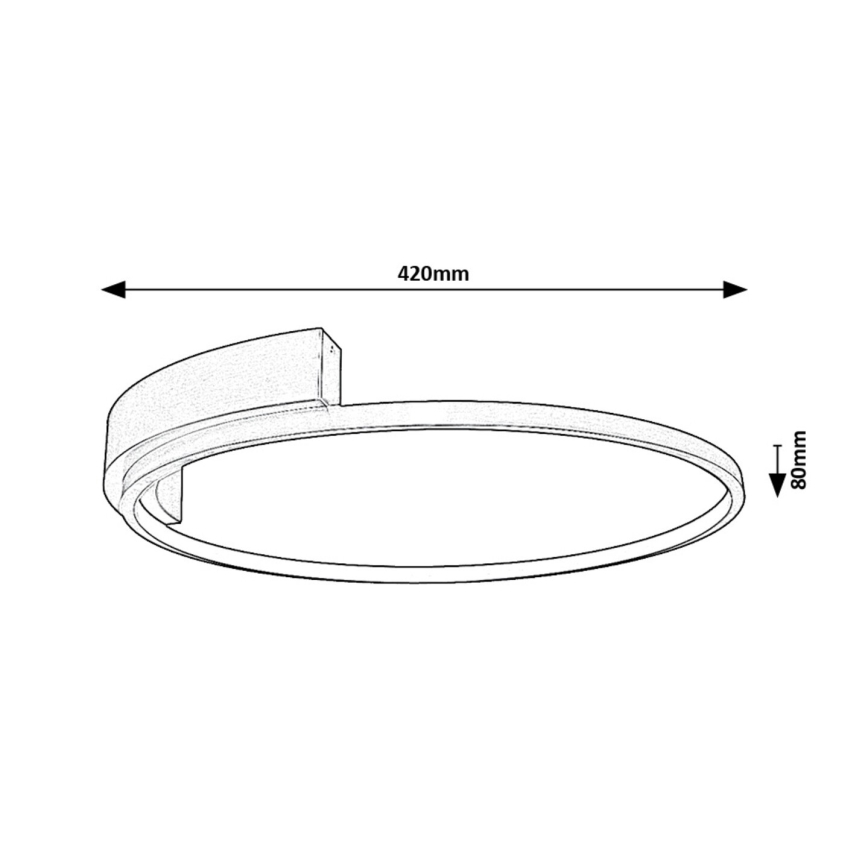 Rabalux - LED lubinis šviestuvas LED/23W/230V