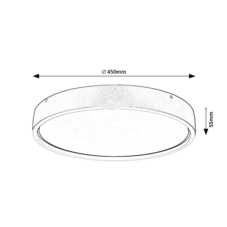 Rabalux - LED lubinis šviestuvas LED/37W/230V