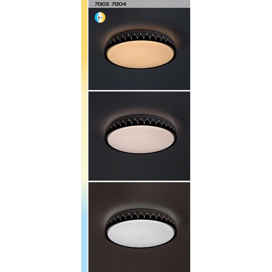 Rabalux - LED Pritemdomas lubinis šviestuvas LED/48W/230V 3000-6500K + nuotolinio valdymo pultas