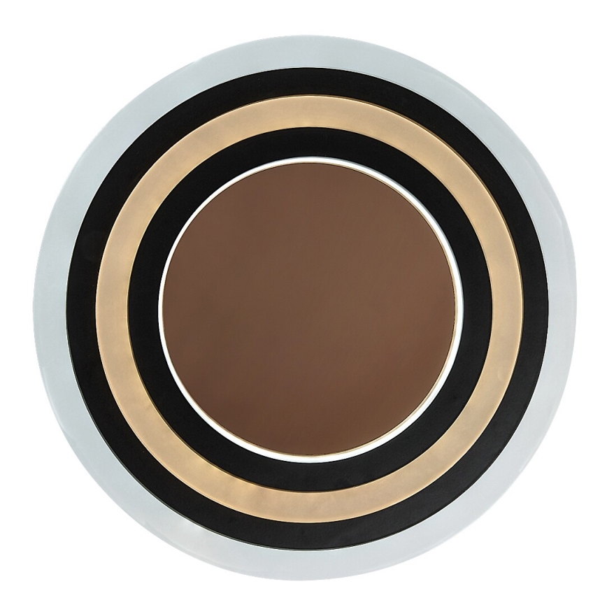 Rabalux - LED reguliuojamas lubinis šviestuvas LED/56W/230V 3000/4000/6000K matinis chromas/juodas + nuotolinis valdymas skersmuo 45 cm