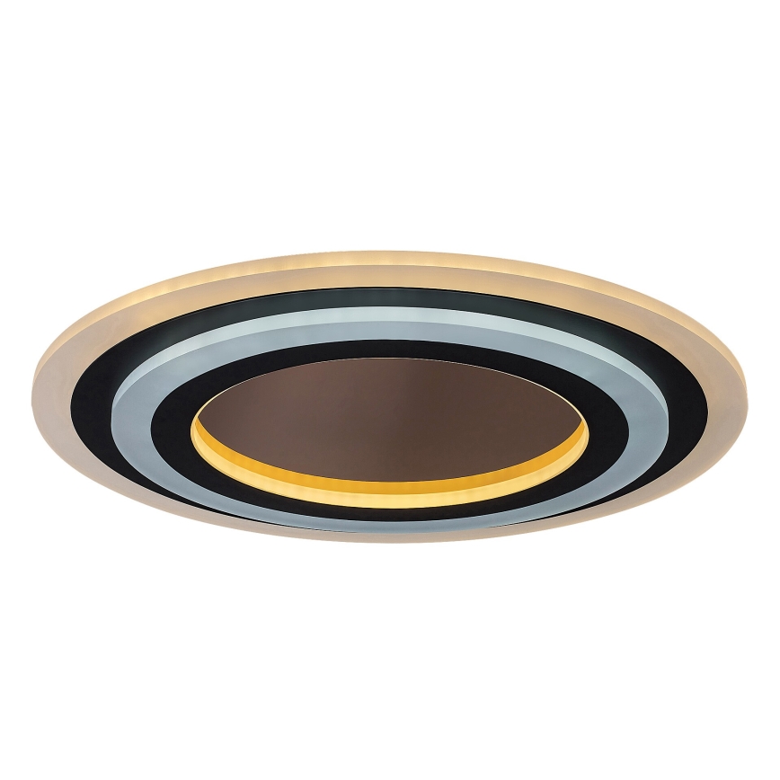 Rabalux - LED Pritemdomas lubinis šviestuvas LED/56W/230V 3000/4000/6000K matinis chromas/juoda + nuotolinio valdymo pultas