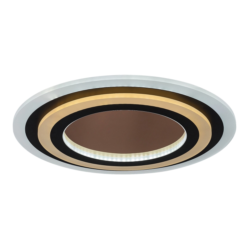 Rabalux - LED Pritemdomas lubinis šviestuvas LED/56W/230V 3000/4000/6000K matinis chromas/juoda + nuotolinio valdymo pultas