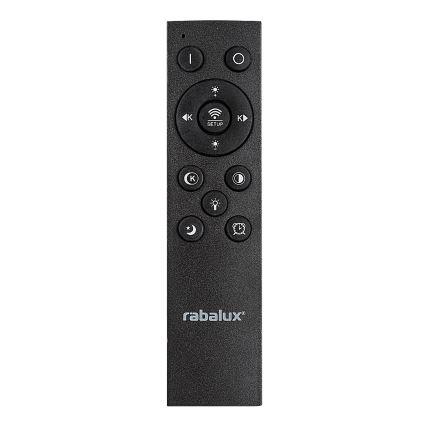 Rabalux - LED Pritemdomas lubinis šviestuvas LED/56W/230V 3000/4000/6000K matinis chromas/juoda + nuotolinio valdymo pultas
