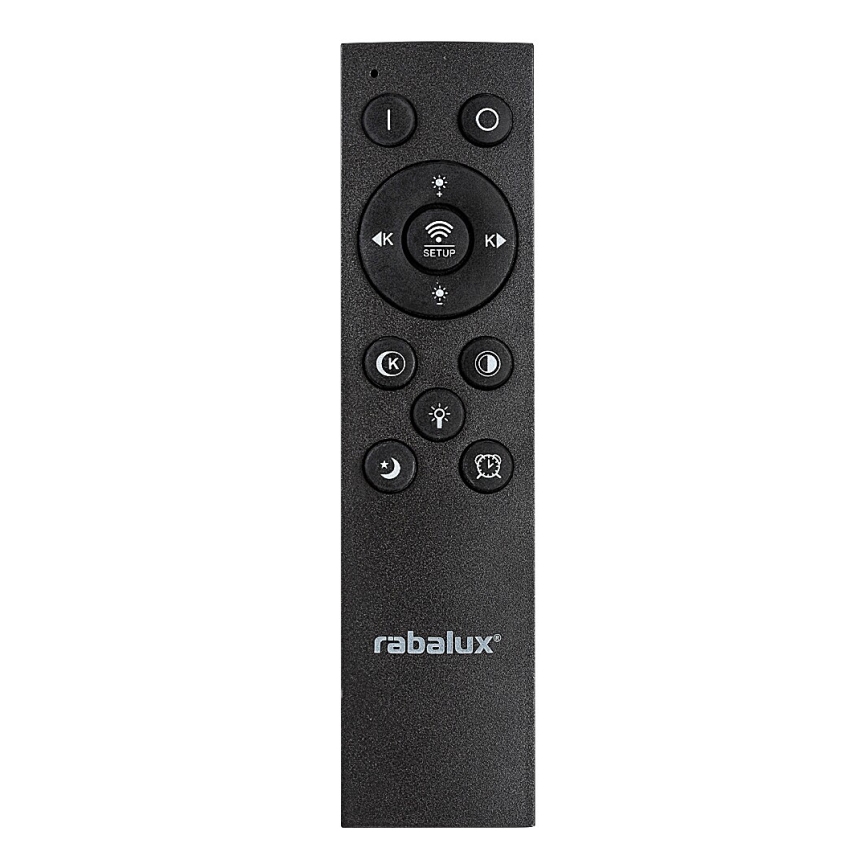 Rabalux - LED Pritemdomas lubinis šviestuvas LED/56W/230V 3000/4000/6000K matinis chromas/juoda + nuotolinio valdymo pultas