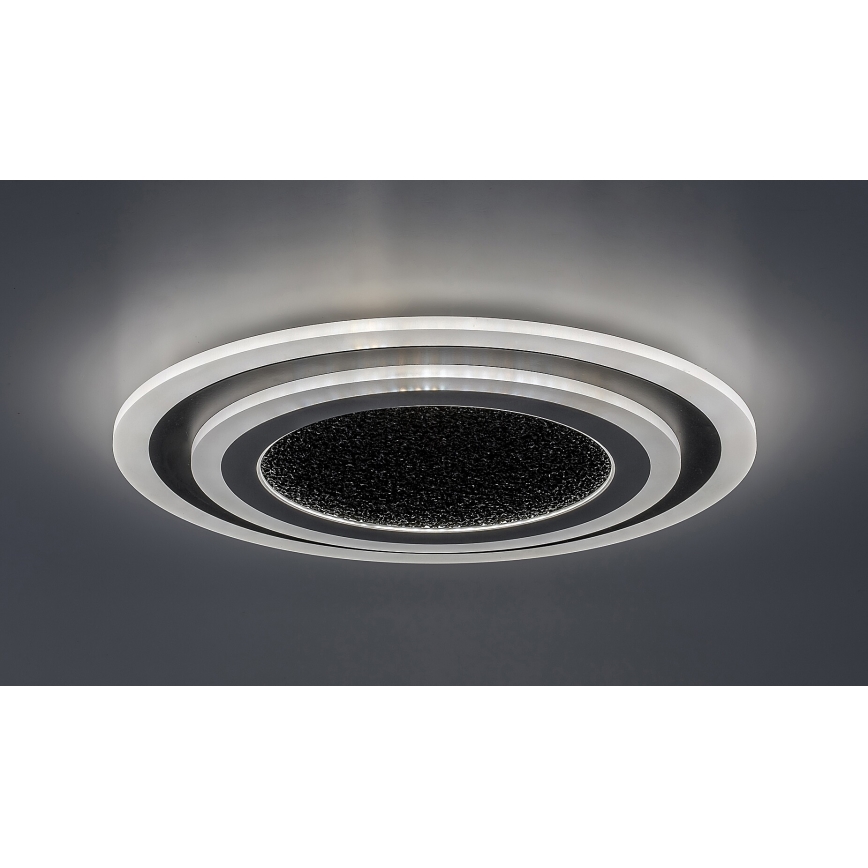Rabalux - LED Pritemdomas lubinis šviestuvas LED/56W/230V 3000/4000/6000K juoda + nuotolinio valdymo pultas