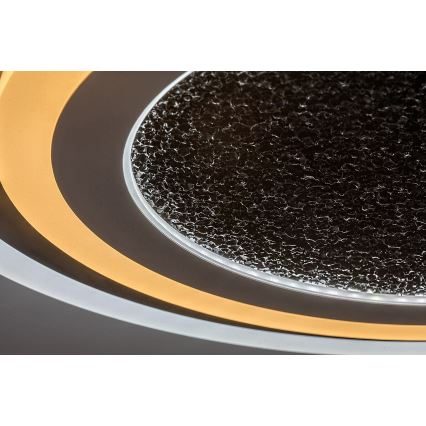 Rabalux - LED Pritemdomas lubinis šviestuvas LED/56W/230V 3000/4000/6000K juoda + nuotolinio valdymo pultas