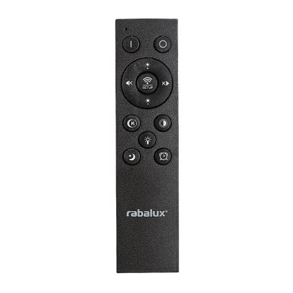Rabalux - LED Pritemdomas lubinis šviestuvas LED/56W/230V 3000/4000/6000K juoda + nuotolinio valdymo pultas