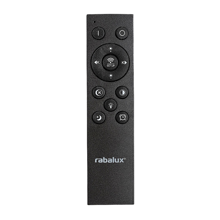 Rabalux - LED Pritemdomas lubinis šviestuvas LED/56W/230V 3000/4000/6000K juoda + nuotolinio valdymo pultas
