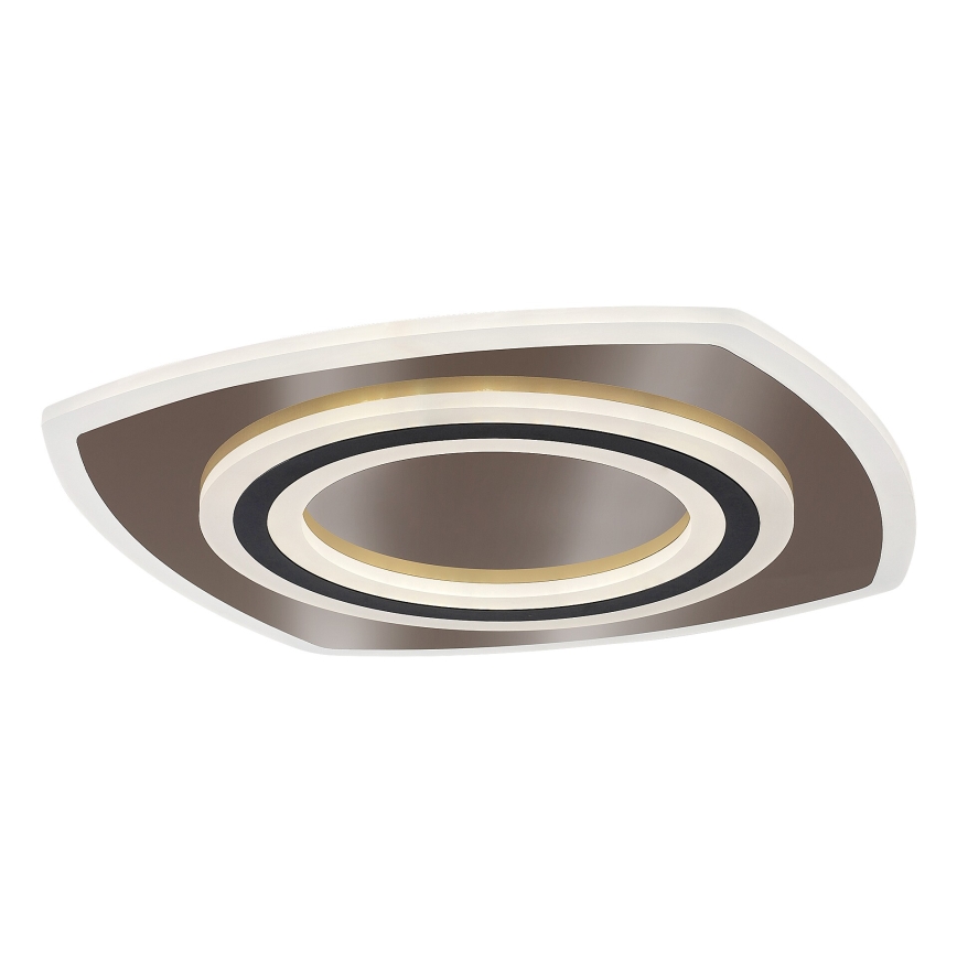 Rabalux - LED Pritemdomas lubinis šviestuvas LED/60W/230V 3000/4000/6000K matinis chromas/juoda + nuotolinio valdymo pultas