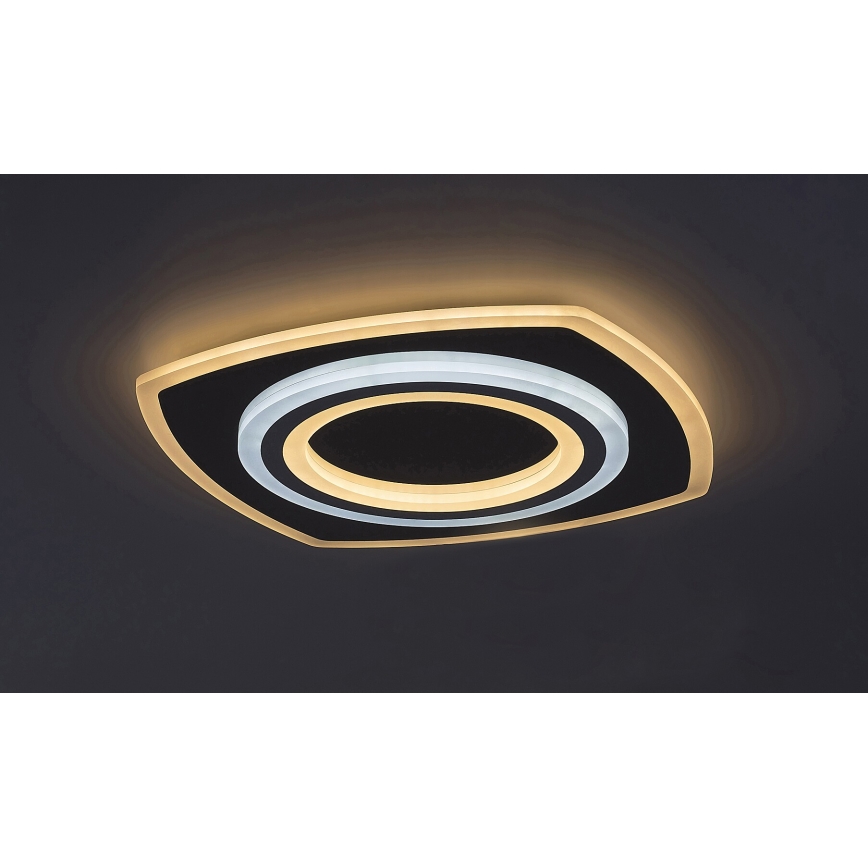 Rabalux - LED reguliuojamas lubinis šviestuvas LED/60W/230V 3000/4000/6000K matinis chromas + nuotolinis valdymas 48x48 cm