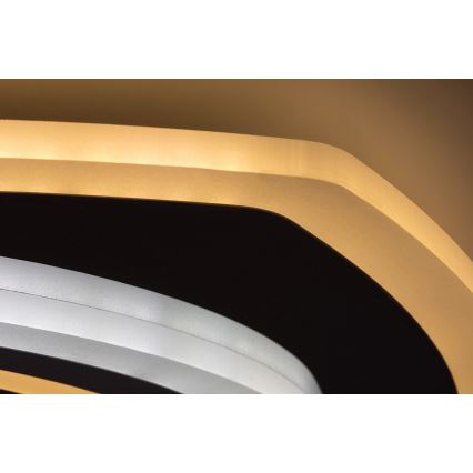 Rabalux - LED reguliuojamas lubinis šviestuvas LED/60W/230V 3000/4000/6000K matinis chromas + nuotolinis valdymas 48x48 cm