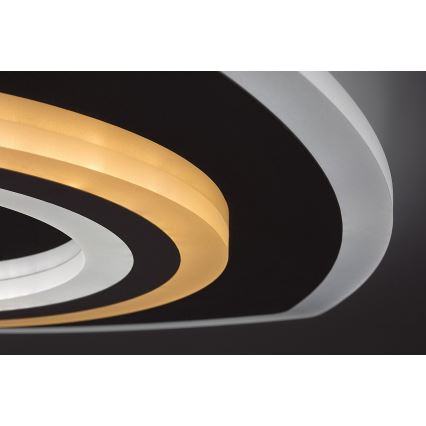 Rabalux - LED reguliuojamas lubinis šviestuvas LED/60W/230V 3000/4000/6000K matinis chromas + nuotolinis valdymas 48x48 cm