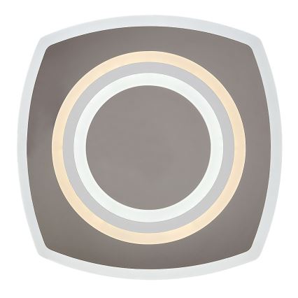 Rabalux - LED reguliuojamas lubinis šviestuvas LED/60W/230V 3000/4000/6000K matinis chromas + nuotolinis valdymas 48x48 cm