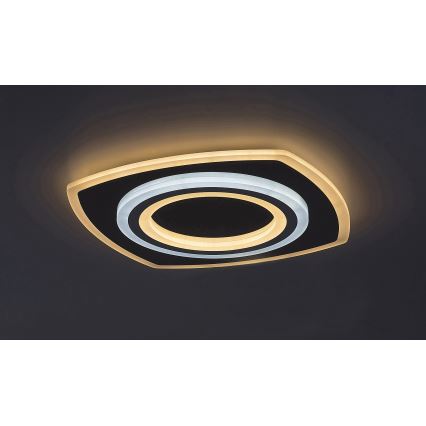 Rabalux - LED Pritemdomas lubinis šviestuvas LED/60W/230V 3000/4000/6000K matinis chromas + nuotolinio valdymo pultas