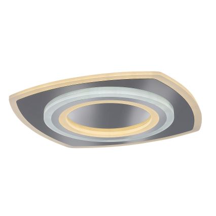 Rabalux - LED Pritemdomas lubinis šviestuvas LED/60W/230V 3000/4000/6000K matinis chromas + nuotolinio valdymo pultas