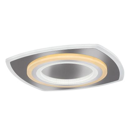Rabalux - LED Pritemdomas lubinis šviestuvas LED/60W/230V 3000/4000/6000K matinis chromas + nuotolinio valdymo pultas
