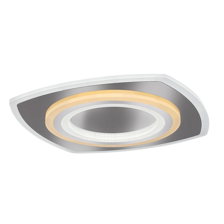 Rabalux - LED Pritemdomas lubinis šviestuvas LED/60W/230V 3000/4000/6000K matinis chromas + nuotolinio valdymo pultas
