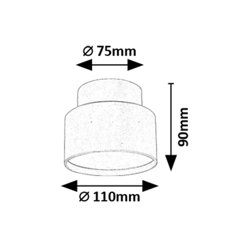 Rabalux - LED lubinis šviestuvas LED/16W/230V 3000K baltas, skersmuo 11 cm