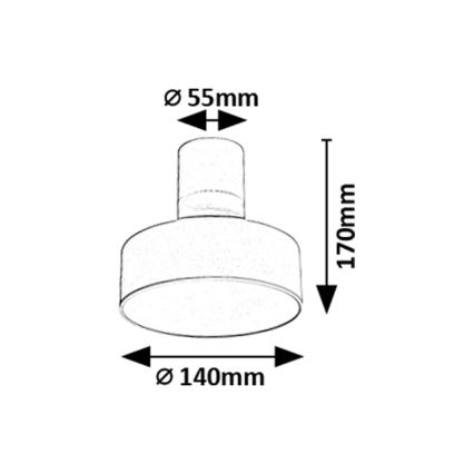 Rabalux - LED lubinis šviestuvas LED/16W/230V 3000K balta