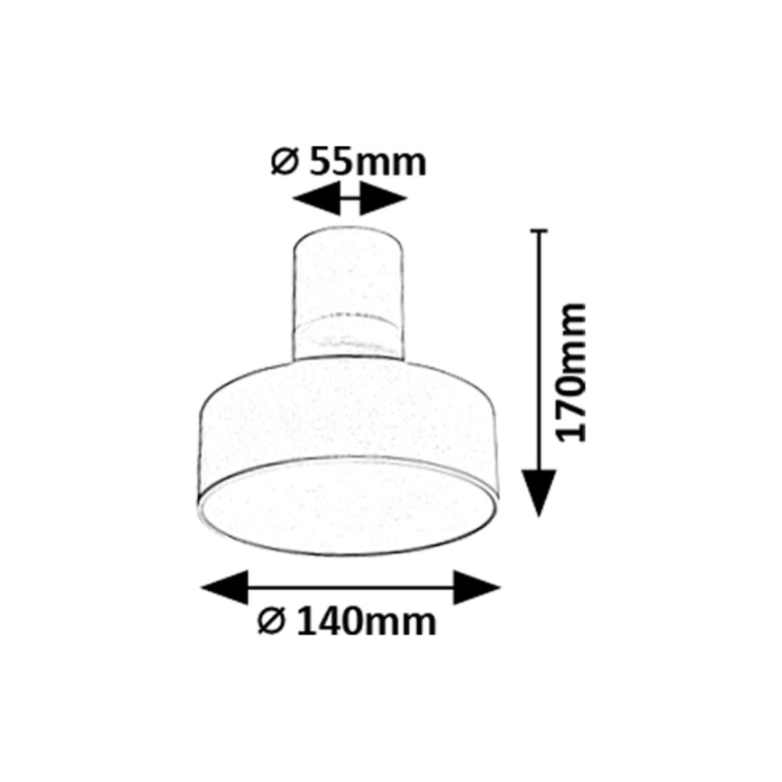 Rabalux - LED lubinis šviestuvas LED/16W/230V 3000K balta