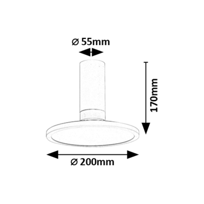Rabalux - LED lubinis šviestuvas LED/20W/230V 3000K balta