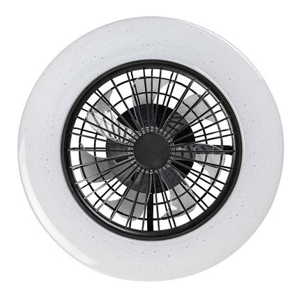 Rabalux - LED Pritemdomas lubinis šviestuvas su ventiliatoriumi LED/48W/230V 3000-6500K + nuotolinio valdymo pultas