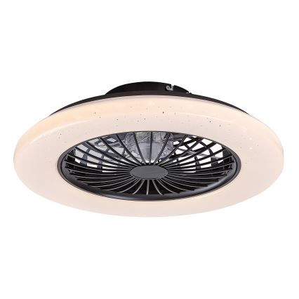 Rabalux - LED Pritemdomas lubinis šviestuvas su ventiliatoriumi LED/48W/230V 3000-6500K + nuotolinio valdymo pultas