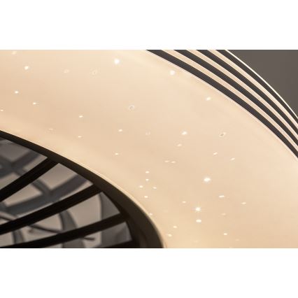 Rabalux - LED Pritemdomas lubinis šviestuvas su ventiliatoriumi LED/48W/230V 3000-6500K + nuotolinio valdymo pultas
