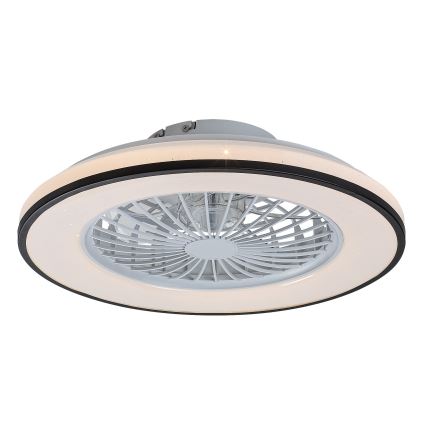 Rabalux - LED Pritemdomas lubinis šviestuvas su ventiliatoriumi LED/48W/230V 3000-6500K + nuotolinio valdymo pultas
