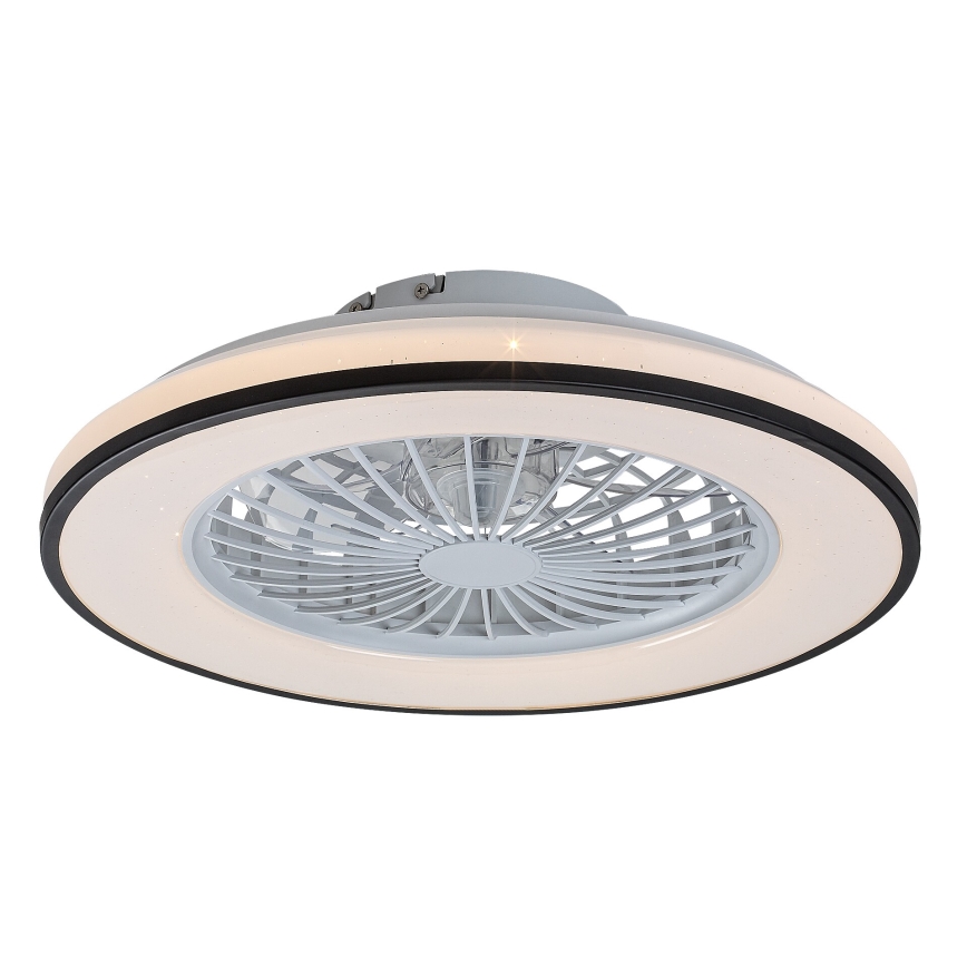 Rabalux - LED Pritemdomas lubinis šviestuvas su ventiliatoriumi LED/48W/230V 3000-6500K + nuotolinio valdymo pultas