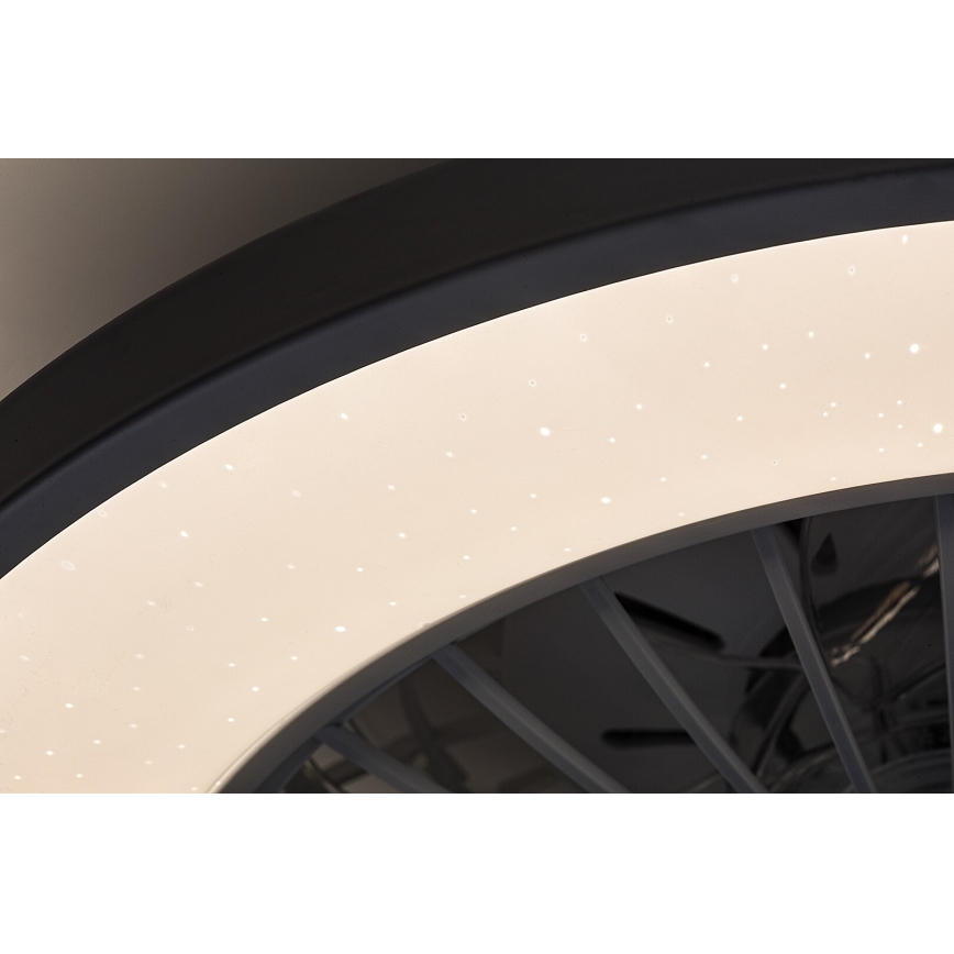 Rabalux - LED Pritemdomas lubinis šviestuvas su ventiliatoriumi LED/48W/230V 3000-6500K + nuotolinio valdymo pultas
