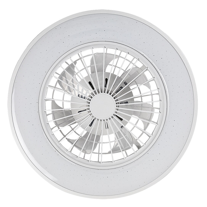 Rabalux - LED Pritemdomas lubinis šviestuvas su ventiliatoriumi LED/48W/230V 3000-6500K + nuotolinio valdymo pultas