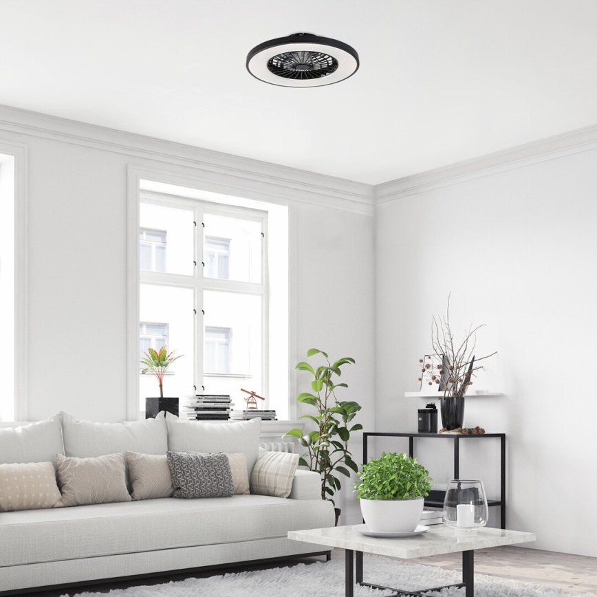 Rabalux - LED reguliuojamas lubinis šviestuvas su ventiliatoriumi LED/72W/230V 3000-6500K + nuotolinis valdymas