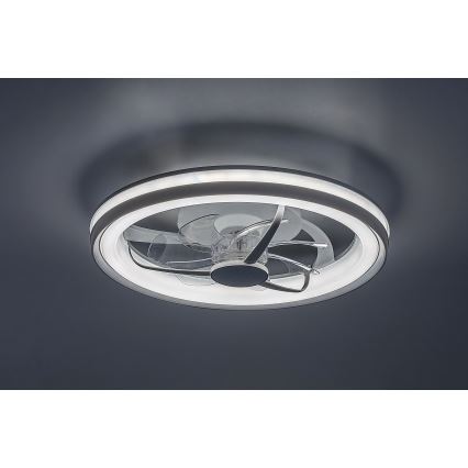 Rabalux - LED Pritemdomas lubinis šviestuvas su ventiliatoriumi LED/40W/230V 3000/4000/6000K Wi-Fi + nuotolinio valdymo pultas