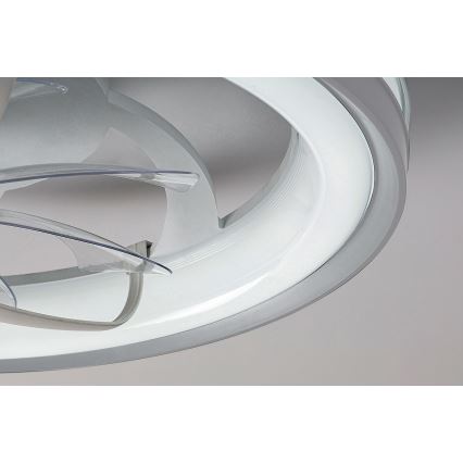 Rabalux - LED Pritemdomas lubinis šviestuvas su ventiliatoriumi LED/40W/230V 3000/4000/6000K Wi-Fi + nuotolinio valdymo pultas